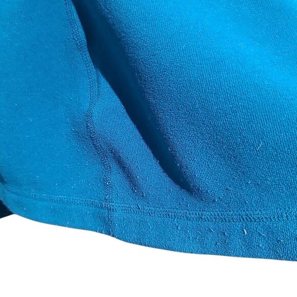 The North Face Blue TKA Fleece Hooded Full Zip Jacket Size Medium - Picture 6 of 6